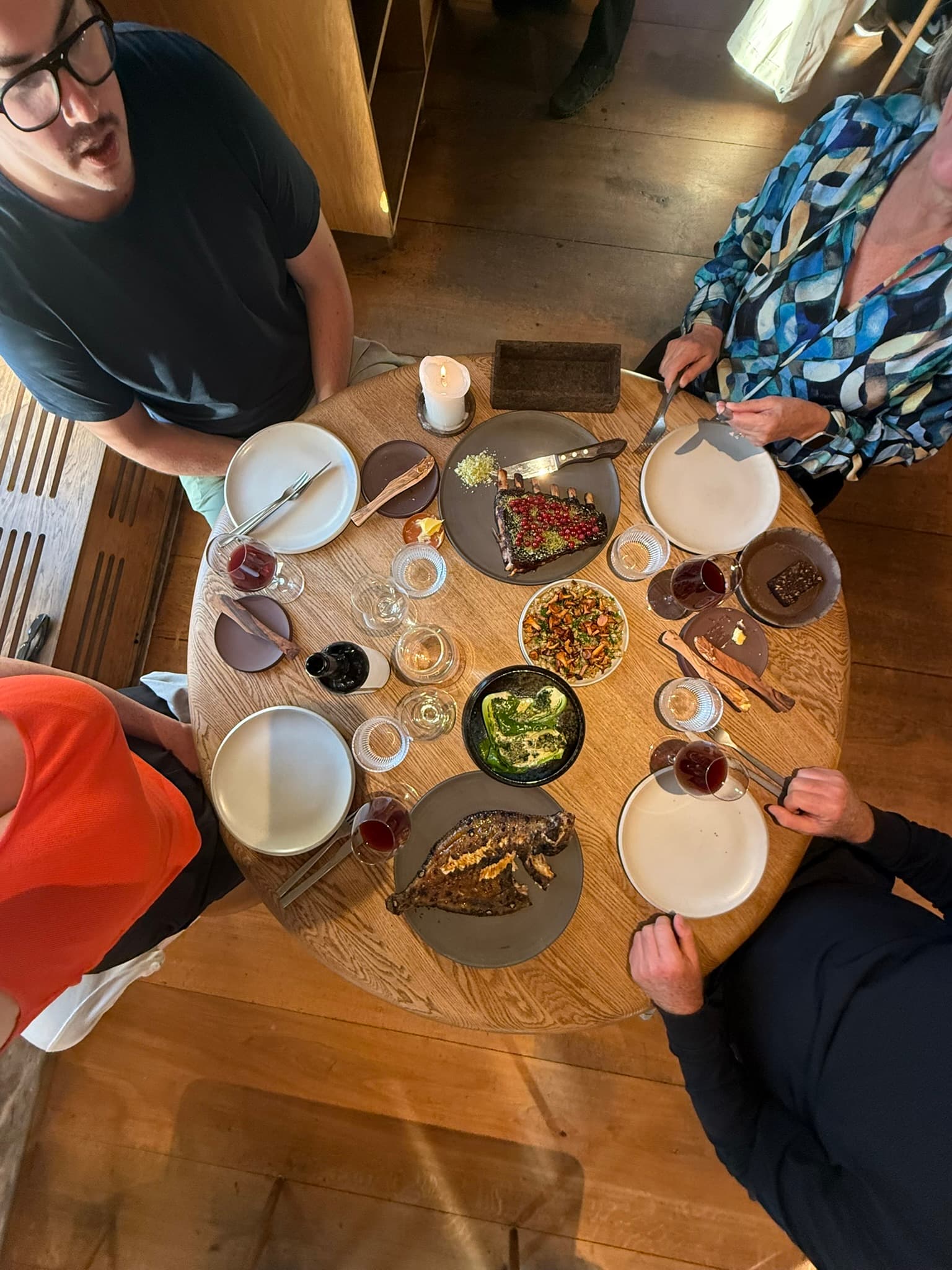 Dinner with my parents at Restaurant Barr